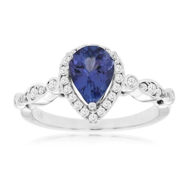 14K White Gold Tanzanite and Diamond Fashion Ring Koerbers Fine Jewelry Inc New Albany, IN