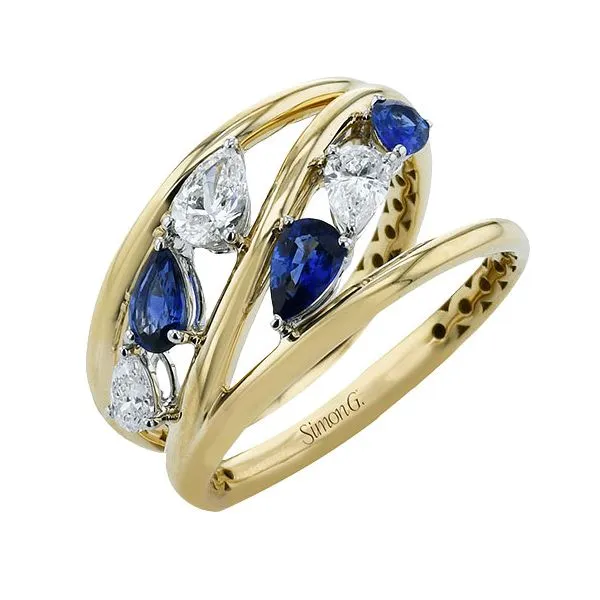 18K 2-Tone White and Yellow Gold Fashion Ring Koerbers Fine Jewelry Inc New Albany, IN