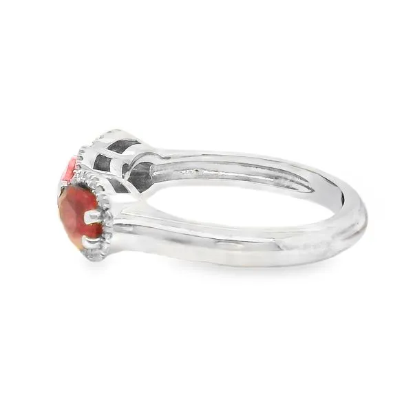 18K White Gold Ruby and Diamond Fashion Ring Image 2 Koerbers Fine Jewelry Inc New Albany, IN