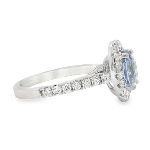 Platinum Sapphire and Diamonds Fashion Ring Image 2 Koerbers Fine Jewelry Inc New Albany, IN