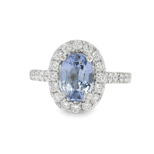 Platinum Sapphire and Diamonds Fashion Ring Koerbers Fine Jewelry Inc New Albany, IN