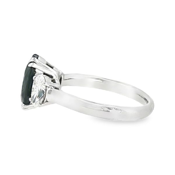 18K White Gold Sapphire and Diamonds Fashion Ring Image 2 Koerbers Fine Jewelry Inc New Albany, IN