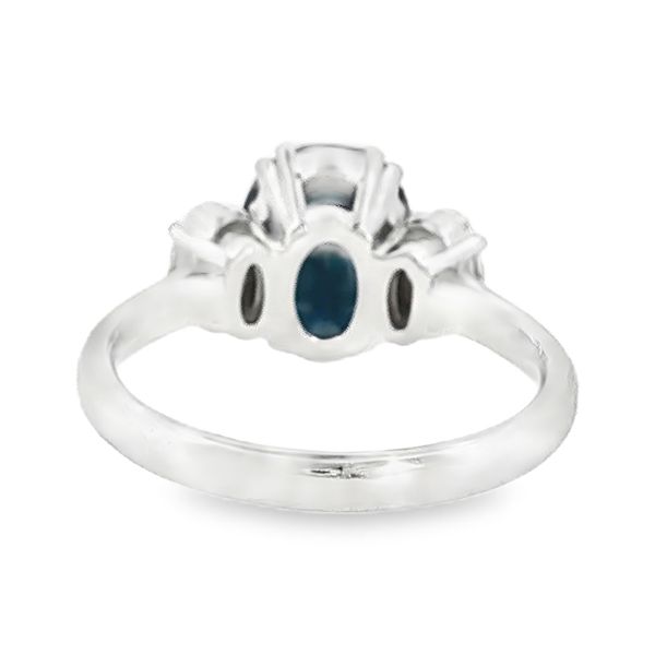18K White Gold Sapphire and Diamonds Fashion Ring Image 3 Koerbers Fine Jewelry Inc New Albany, IN