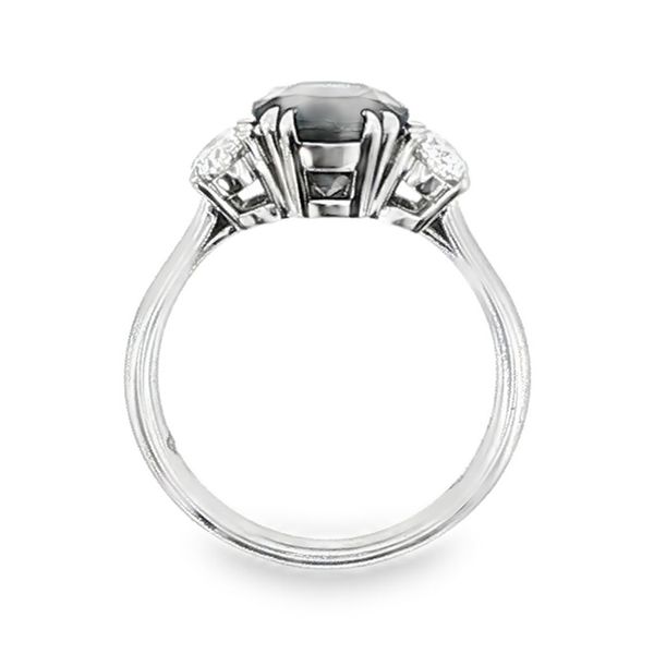 18K White Gold Sapphire and Diamonds Fashion Ring Image 4 Koerbers Fine Jewelry Inc New Albany, IN