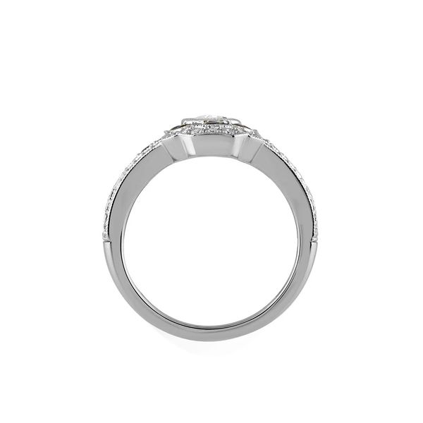 14K White Gold Sapphire and Diamond Fashion Ring Image 2 Koerbers Fine Jewelry Inc New Albany, IN
