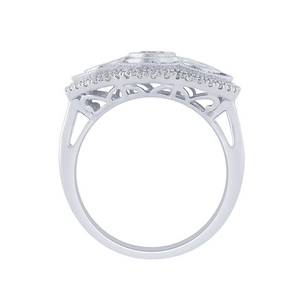 14K White Gold Sapphire and Diamond Fashion Ring Image 2 Koerbers Fine Jewelry Inc New Albany, IN