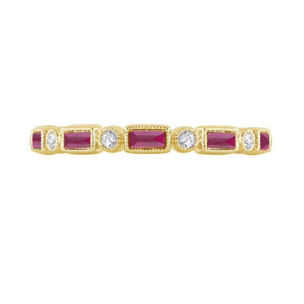 14K Yellow Gold Rubies and Diamonds Fashion Ring Koerbers Fine Jewelry Inc New Albany, IN