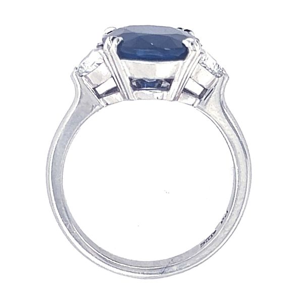 18K White Gold Sapphire and Diamond Fashion Ring Image 2 Koerbers Fine Jewelry Inc New Albany, IN