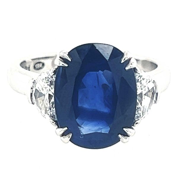 18K White Gold Sapphire and Diamond Fashion Ring Koerbers Fine Jewelry Inc New Albany, IN