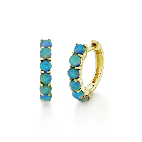 18K Yellow Gold Ethiopian Huggie Earrings Koerbers Fine Jewelry Inc New Albany, IN