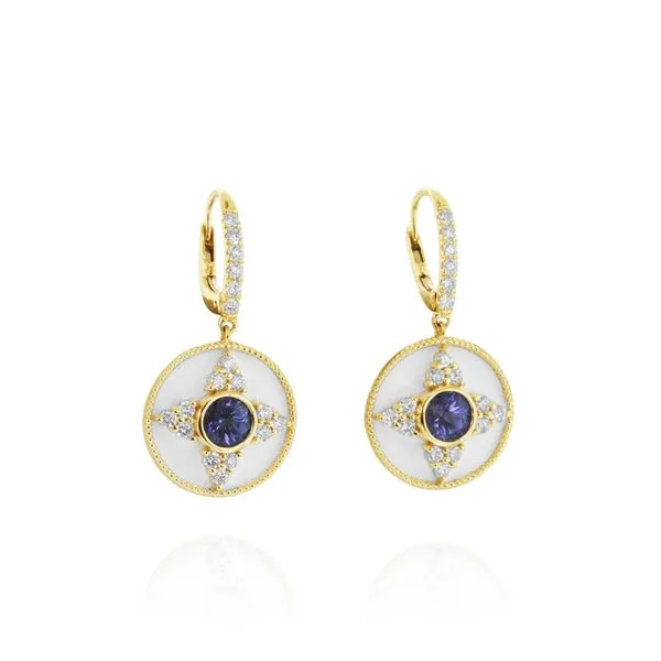 14K Yellow Gold Tanzanite Earrings Image 2 Koerbers Fine Jewelry Inc New Albany, IN