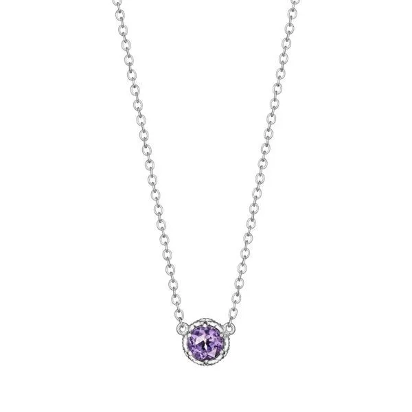 Sterling Silver Gem Necklace with Amethyst Koerbers Fine Jewelry Inc New Albany, IN