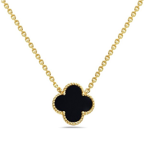 14K Yellow Gold Onyx and Necklace Koerbers Fine Jewelry Inc New Albany, IN