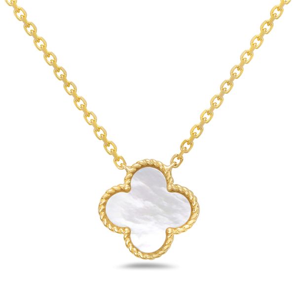 14K Yellow Gold Mother of Pearl Necklace Koerbers Fine Jewelry Inc New Albany, IN