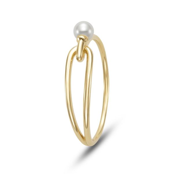 14K Yellow Gold Freshwater Pearl Fashion Ring Image 4 Koerbers Fine Jewelry Inc New Albany, IN