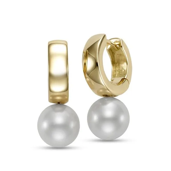 14K Yellow Gold Chunky Gold Huggie Earrings Image 2 Koerbers Fine Jewelry Inc New Albany, IN