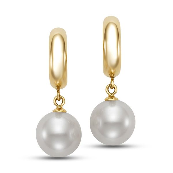 14K Yellow Gold Pearl Earrings Koerbers Fine Jewelry Inc New Albany, IN