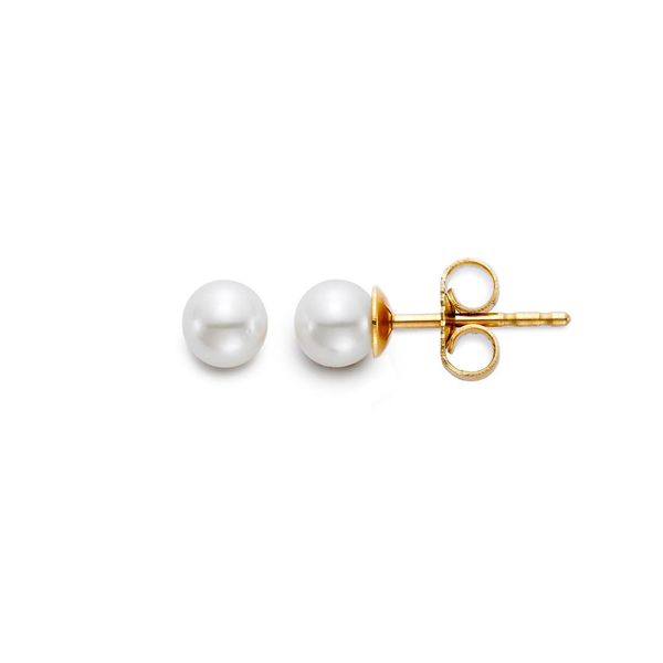 14K Yellow Gold Pearl Stud Earrings Koerbers Fine Jewelry Inc New Albany, IN