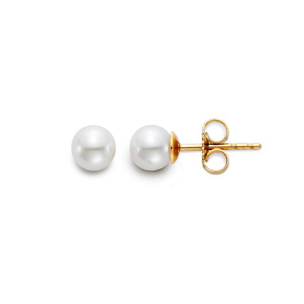 14K Yellow Gold Pearl Stud Earrings Koerbers Fine Jewelry Inc New Albany, IN