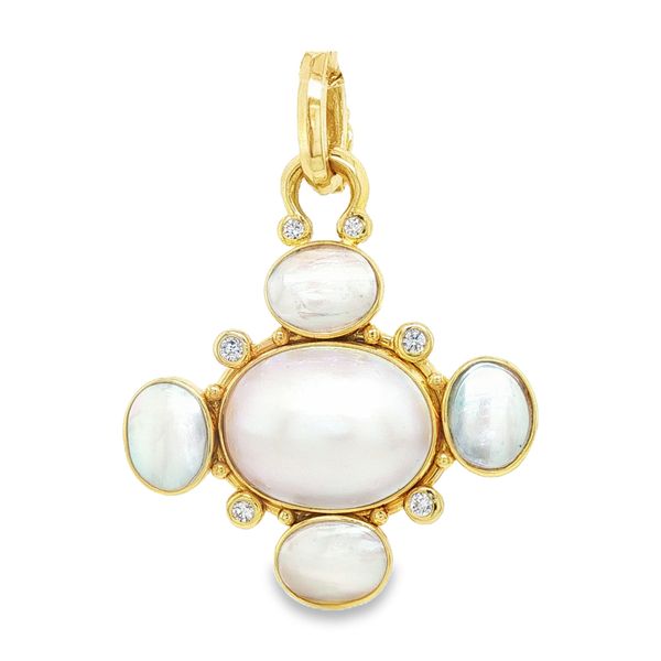 14K Yellow Gold Mabe Pearl Pendant Koerbers Fine Jewelry Inc New Albany, IN