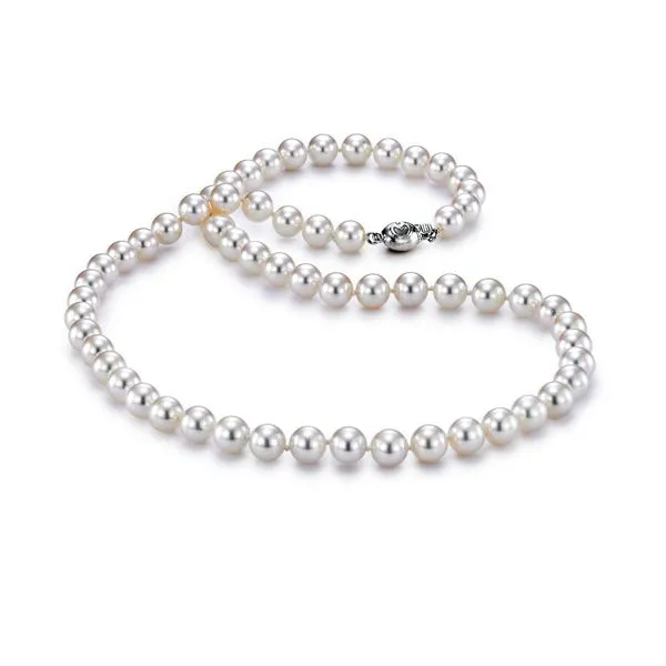 18K White Gold Freshwater Pearl Strand Necklace Koerbers Fine Jewelry Inc New Albany, IN