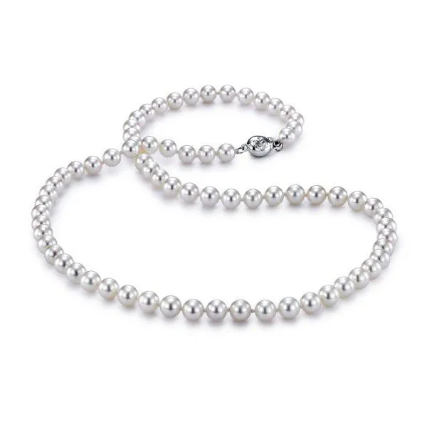 14K White Gold Freshwater Pearl Strand Necklace Koerbers Fine Jewelry Inc New Albany, IN