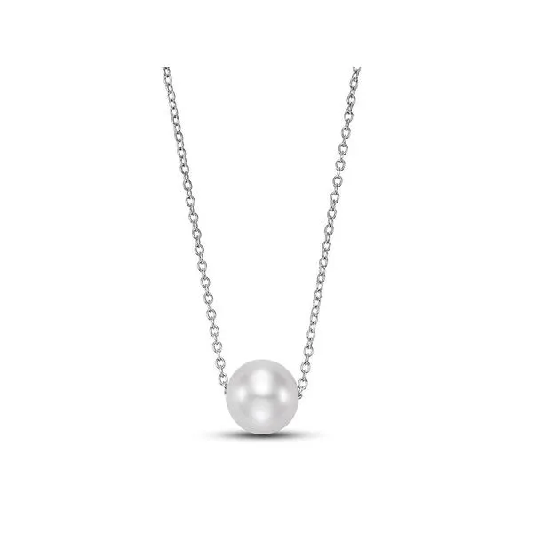 14K White Gold 7.5-8mm White Freshwater Pearl Necklac Koerbers Fine Jewelry Inc New Albany, IN