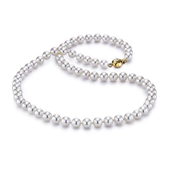 14K Yellow Gold Freshwater Pearl Strand Necklace Koerbers Fine Jewelry Inc New Albany, IN