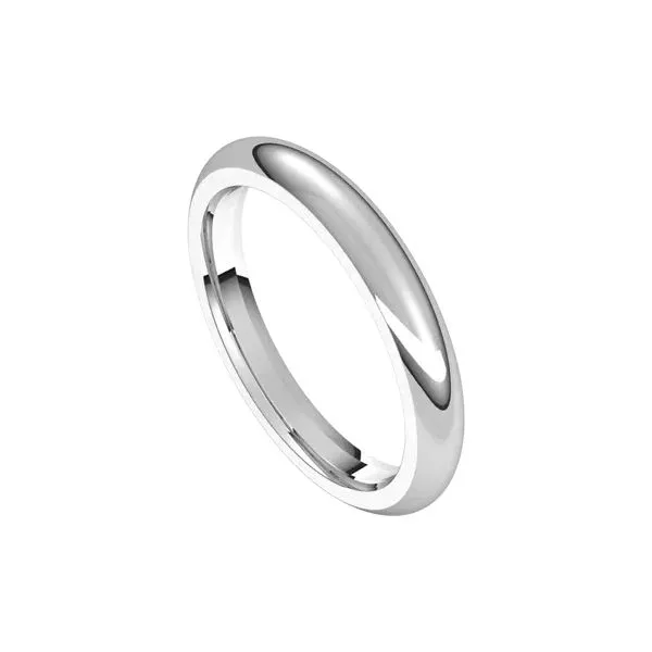 14K White Gold High Polish Comfort Fit Wedding Band Koerbers Fine Jewelry Inc New Albany, IN