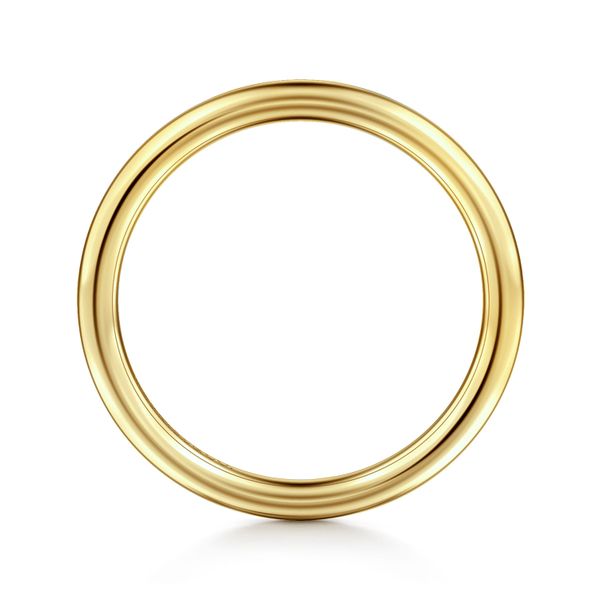 14K Yellow Gold Plain Wedding Band Image 2 Koerbers Fine Jewelry Inc New Albany, IN