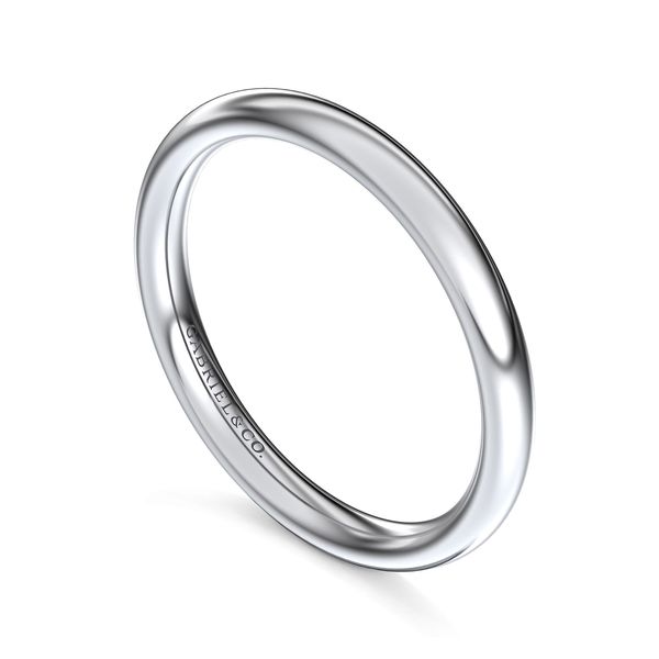 14K White Gold Matching Wedding Band Image 3 Koerbers Fine Jewelry Inc New Albany, IN