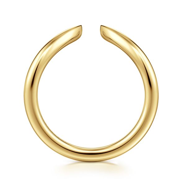 14K Yellow Gold Curved Open Anniversary Band Image 2 Koerbers Fine Jewelry Inc New Albany, IN
