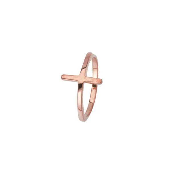 14K Rose Gold Cross Ring Koerbers Fine Jewelry Inc New Albany, IN