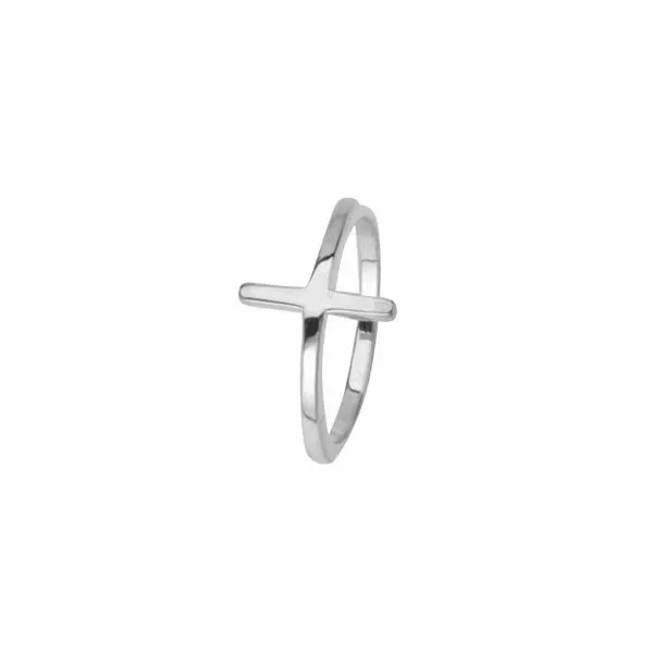 14K White Gold Cross Ring Koerbers Fine Jewelry Inc New Albany, IN