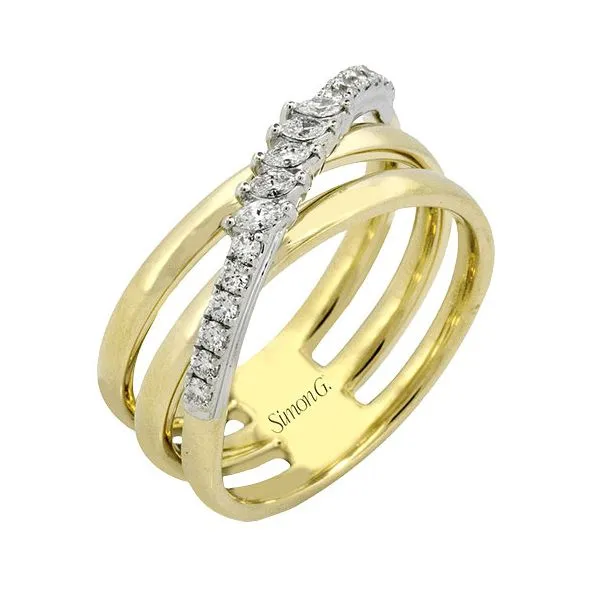 18K White and Yellow Gold Diamond Fashion Ring Koerbers Fine Jewelry Inc New Albany, IN