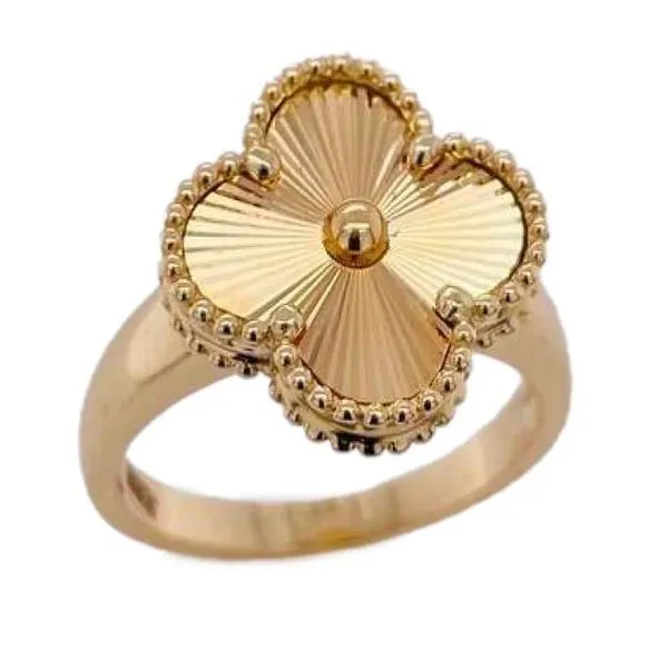 14K Yellow Gold Clover Fashion Ring Koerbers Fine Jewelry Inc New Albany, IN