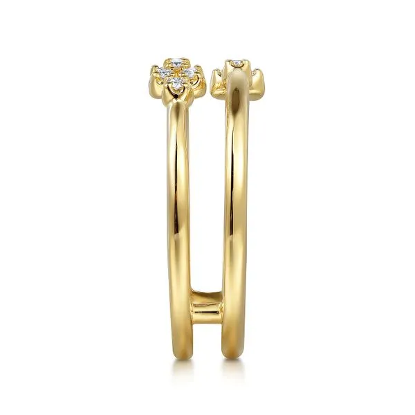14K Yellow Gold Diamond Easy Stackable Ring Image 4 Koerbers Fine Jewelry Inc New Albany, IN