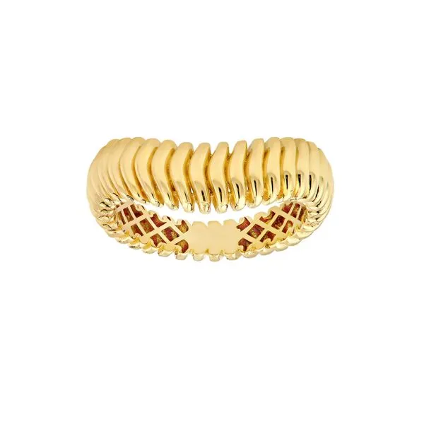14K Yellow Gold Wavy Design Band Ring Koerbers Fine Jewelry Inc New Albany, IN