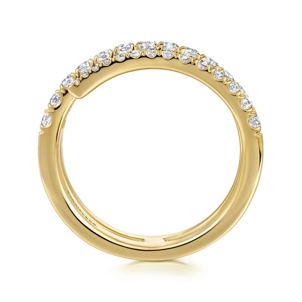14K Yellow Gold Diamond Spike Wrap Fashion Ring Image 2 Koerbers Fine Jewelry Inc New Albany, IN