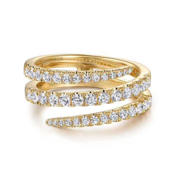 14K Yellow Gold Diamond Spike Wrap Fashion Ring Koerbers Fine Jewelry Inc New Albany, IN