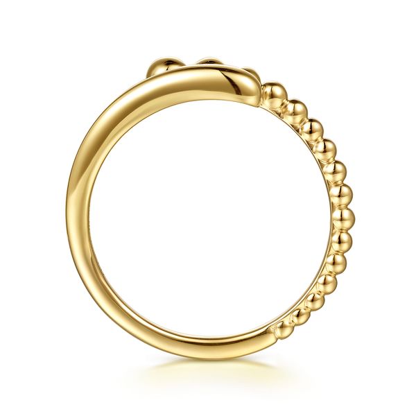 14K Yellow Plain Gold Bujukan Bypass Ring Image 2 Koerbers Fine Jewelry Inc New Albany, IN