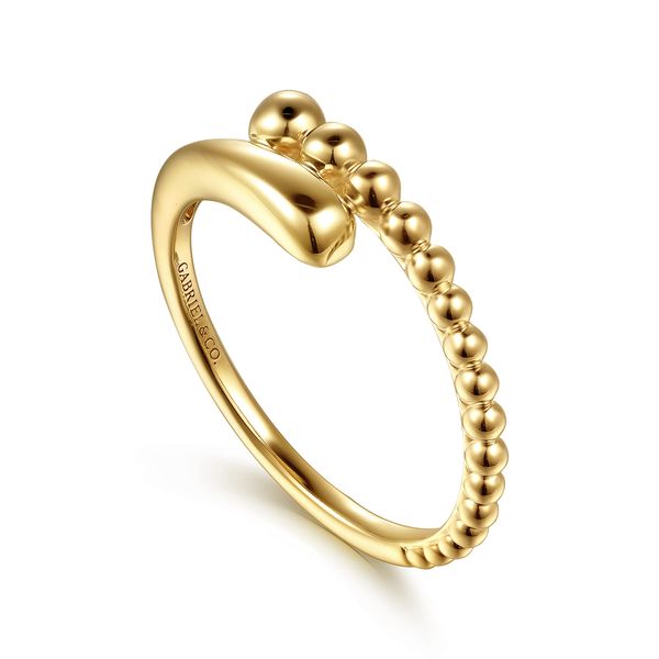 14K Yellow Plain Gold Bujukan Bypass Ring Image 3 Koerbers Fine Jewelry Inc New Albany, IN