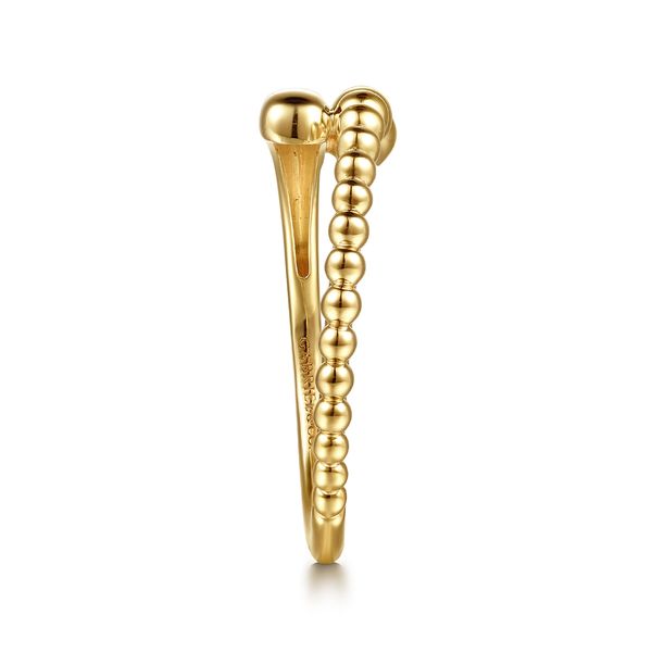 14K Yellow Plain Gold Bujukan Bypass Ring Image 4 Koerbers Fine Jewelry Inc New Albany, IN