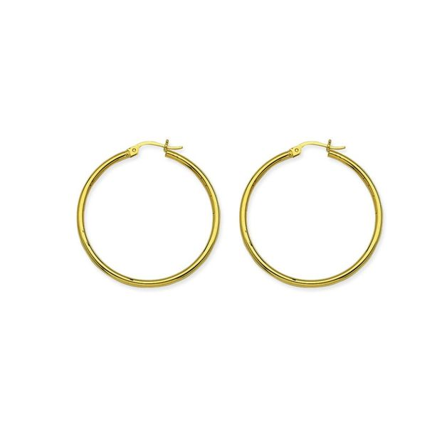 14K Yellow Gold Rope Twist Hoop Earrings Koerbers Fine Jewelry Inc New Albany, IN