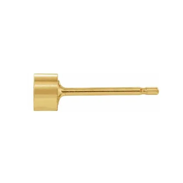 14K Yellow Gold Diamond Single Stud Earring Image 2 Koerbers Fine Jewelry Inc New Albany, IN