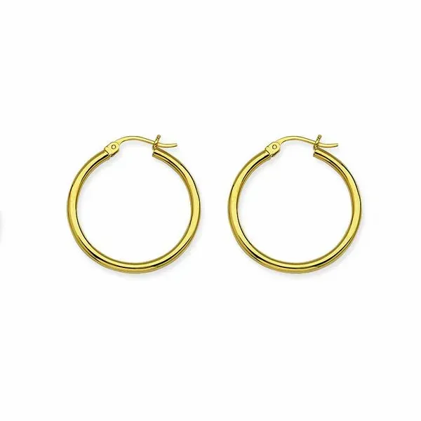 14K Yellow Gold Hoop Earrings Koerbers Fine Jewelry Inc New Albany, IN