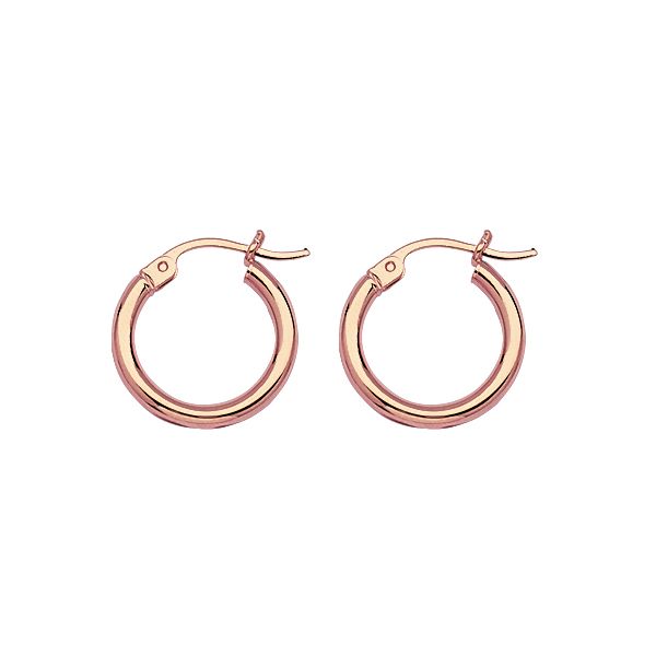 14K Rose Gold Small Hoop Earrings Koerbers Fine Jewelry Inc New Albany, IN