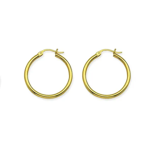 14K Yellow Gold Hoop Earrings Koerbers Fine Jewelry Inc New Albany, IN