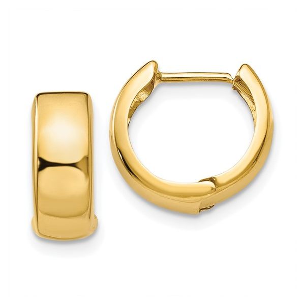 14K Yellow Gold Huggie Hoop Earrings Koerbers Fine Jewelry Inc New Albany, IN