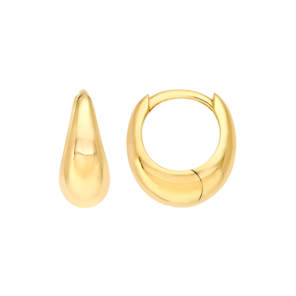 14K Yellow Gold Small Graduated Round Hoop Earrings Koerbers Fine Jewelry Inc New Albany, IN